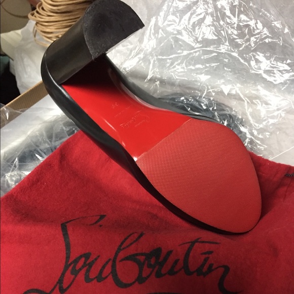 Christian Louboutin Black Heels Size 39 - Picture 5 of 5